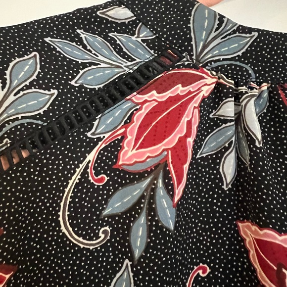 LOFT Floral Garden Bell Sleeve Blouse - Picture 8 of 9